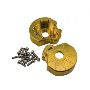 Brass Front Rear Portal Cover Style B for (TRX-4)