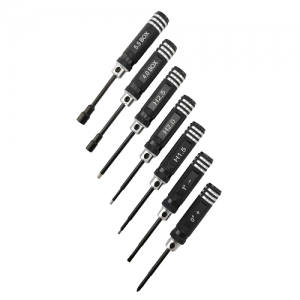 7pcs black galvanized Hex socket Tool set