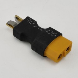 XT60 Female to T Plug(Deans) Male Wireless Conversion Connector 1F1M