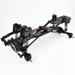 Alloy Upgrade Chassis for SCX10 II with Portal Axles and Motor Mount Forwarded