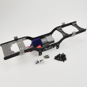 V2 Metal Chassis with 370 Gear Motor - Silver (for MN99 and other MN models)