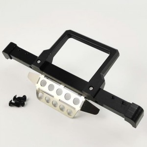 V2 Metal Front Bumper with Fender Guard - Black (for MN99 and other MN models)