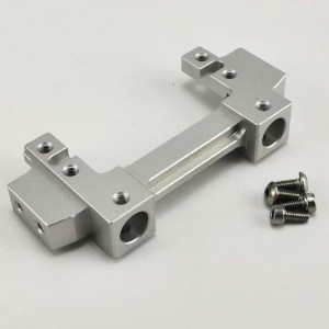 Alloy Serrvo Mount (Front Chassis Brace) - Silver for SCX10 II