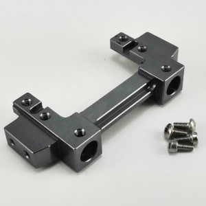 Alloy Serrvo Mount (Front Chassis Brace) - TiColor for SCX10 II