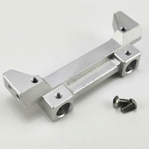 Alloy Rear Chassis Brace(Rear Bumper Mount) - Silver for SCX10 II