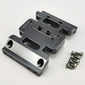 Alloy Skid Plate (Transmission Case Mount) - TiColor for SCX10 II