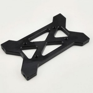 Alloy Battery Tray Mount (Rear Chassis Brace) - Black for SCX10 II