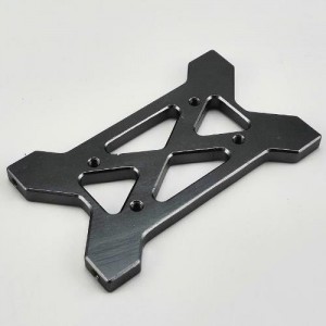 Alloy Battery Tray Mount (Rear Chassis Brace) - TiColor for SCX10 II