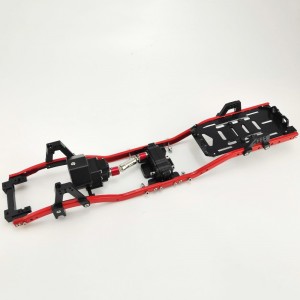 Alloy Complete Frame Chassis Set for SCX10 II - Red+Black