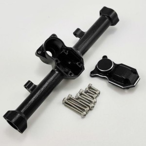 Metal Rear Axle Housing with Alloy Diff Cover for SCX24 (Rear Axle Aluminum Case)