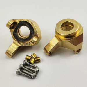 Brass Spindle Set for SCX24 8g/pc (Brass Front Steering Knuckle)