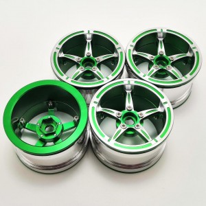 Cool Star Green ​2.2'' Aluminum Beadlock Crawler Wheels 4pcs