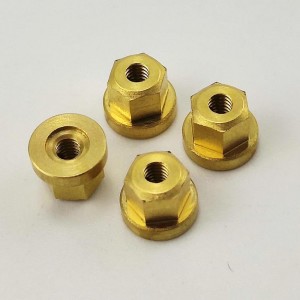 Brass Wheel Nut for SCX24 4pcs/set