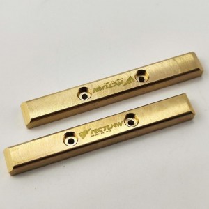Brass Frame Rails Weight for SCX24 2pcs/set
