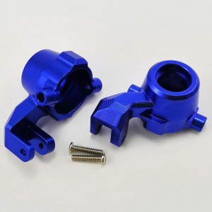 Aluminum Spindle Set - Blue for TRAXXAS 1/10 MAXX (Front Steering Knuckle)