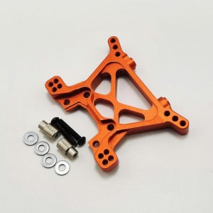 Alumium Front Shock Tower Set - Orange for Traxxas Stampede Slash Rustler 4x4