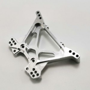 Alumium Rear Shock Tower Set - Silver for Traxxas Slash 4x4