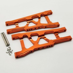 Alumium Front and Rear Arms Set - Orange for Traxxas Stampede Slash Rustler 4x4