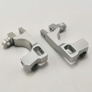 Alumium Spindle Carrier Set - Silver for Traxxas Slash 4x4