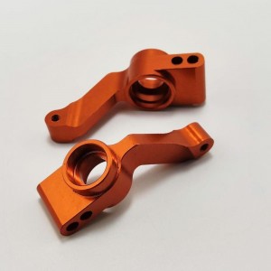 Alumium Rear Hub Set - Orange for Traxxas Stampede Slash Rustler 4x4