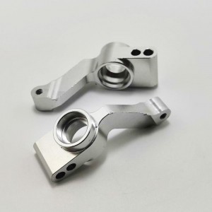Alumium Rear Hub Set - Silver for Traxxas Slash 4x4