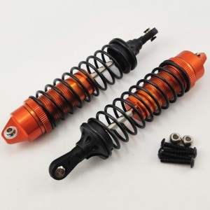 Alumium Rear Spring Set - Orange for Traxxas Stampede Slash Rustler 4x4