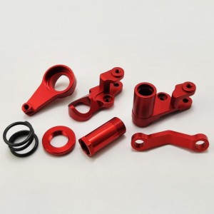 Alumium Steering Bellcrank Set - Red for Traxxas Stampede Slash Rustler 4x4