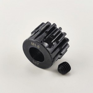 8mm Bore M1 - 16T Hardened Steel Pinion Gear with M5 Set Screw For 1/5 RC Cars