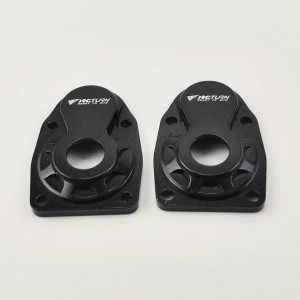Aluminum Front/Rear Outer Portal Housing for SCX10 III - Black (Outer Portal Axle Housing)