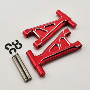 Aluminum Rear Lower Arm Set For TT02  RTOR01005A: Red 2pcs/set