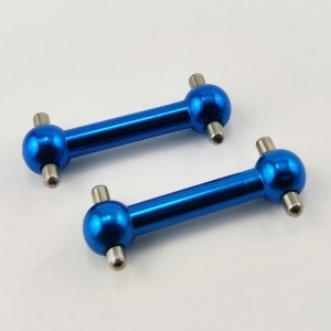 Aluminum Dog Bone -Blue For TT01/E TT02 2pcs/set