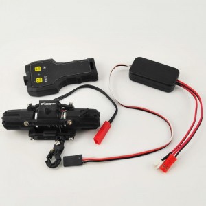 Metal RC Crawler Mini Electric 1/10 Winch with Controller 99g, 74x26mm, 6-11.1V JST Plug, Winch Wire