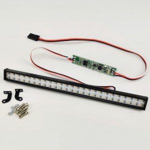 Colorful LED Light Bar - 50 Leads  5V-8.4V, 11 Mode of Lighting 150x12x12mm Click Switch or CH3 Channel Switch