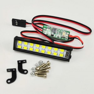 LED Light Bar - 16 Leads  5V-8.4V, 3 Mode of Lighting 52x12x12mm CH3 Channel Switch or Manual Click Switch(on PCB board)