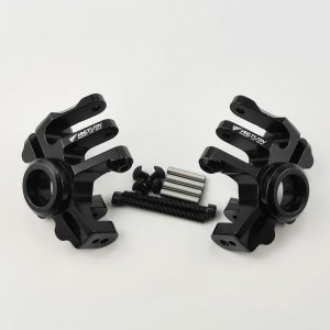 Alloy Spindle Set - Black for RBX10 Ryft (Front Steering Knuckle)