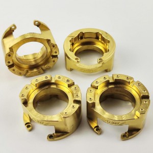 Brass Wheel Weights for TRX4 / TRX-4 76g/pc 39x39x20mm 4pcs/set