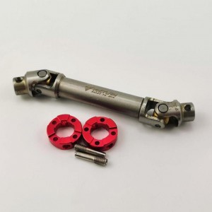 70-98mm Stainless Steel Center Driveshaft CVD Set for Tamiya 1/14 RC Tractor Truck 1pc/set Rod Dia: 10mm Middle Dia: 8mm Bore Dia: 4.6mm and other 1/10th Crawler