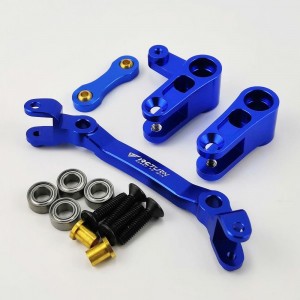 Alumium Steering Bellcrank Set - Blue For ARRMA 1/10 SENTON 1pair/set