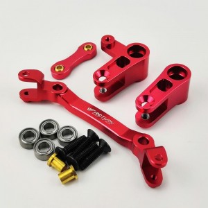 Alumium Steering Bellcrank Set - Red For ARRMA 1/10 SENTON 1pair/set