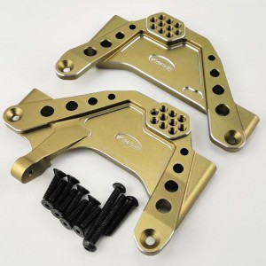 Alloy Front Shock Tower - Bronze for Axial SCX6 (Aluminum Front Damper Mount)