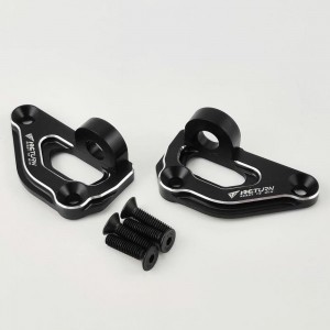 Alloy Body Mounts - Black for Axial SCX6