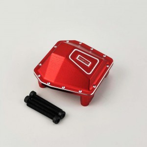 Alloy Diff Cover - Red for Axial SCX6