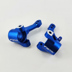 Alloy Spindle Set - Blue for TRAXXAS 4WD GT4 TEC 2.0 / 3.0 (Aluminum Front Steering Knuckle /  Knuckle Arm) 1pair/set