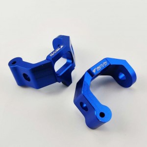 Alloy Spindle Carrier - Blue for TRAXXAS 4WD GT4 TEC 2.0 / 3.0 (Aluminum Front C Hubs) 1pair/set