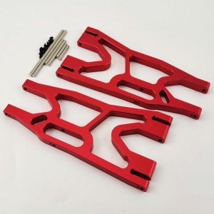 Aluminum Front/Rear Down Suspension Arms - Red for TRAXXAS 1/5 X-MAXX 77076-4