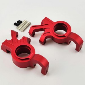 Aluminum Spindle Set - Red for TRAXXAS 1/5 X-MAXX 77076-4