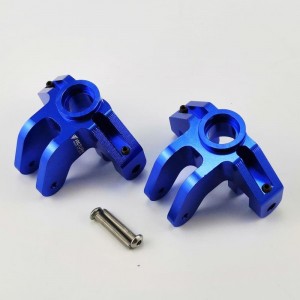 Alloy Spindle Set - Blue for TEAM LOSI LMT 4WD (Aluminum Front Steering Knuckle /  Knuckle Arm) 1pair/set