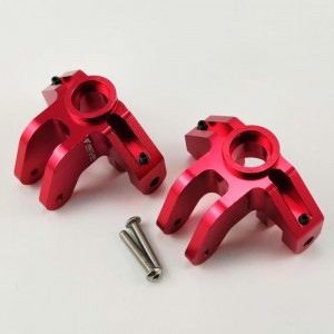 Alloy Spindle Set - Red for TEAM LOSI LMT 4WD (Aluminum Front Steering Knuckle /  Knuckle Arm) 1pair/set