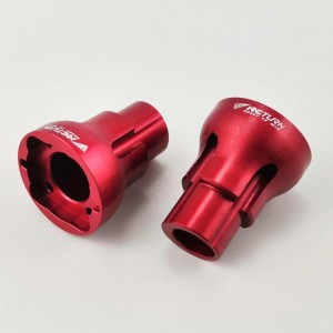 Alloy Rear C Hub Set -  Red  for TEAM LOSI LMT 4WD (Aluminum Rear Knuckle Arm) 1pair/set