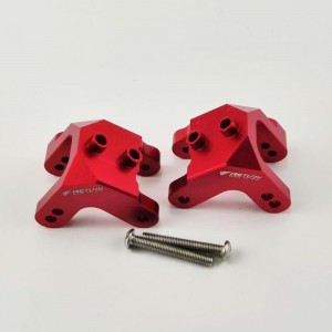 Alloy Front/Rear Upper Shock Mount - Red for TEAM LOSI LMT 4WD
